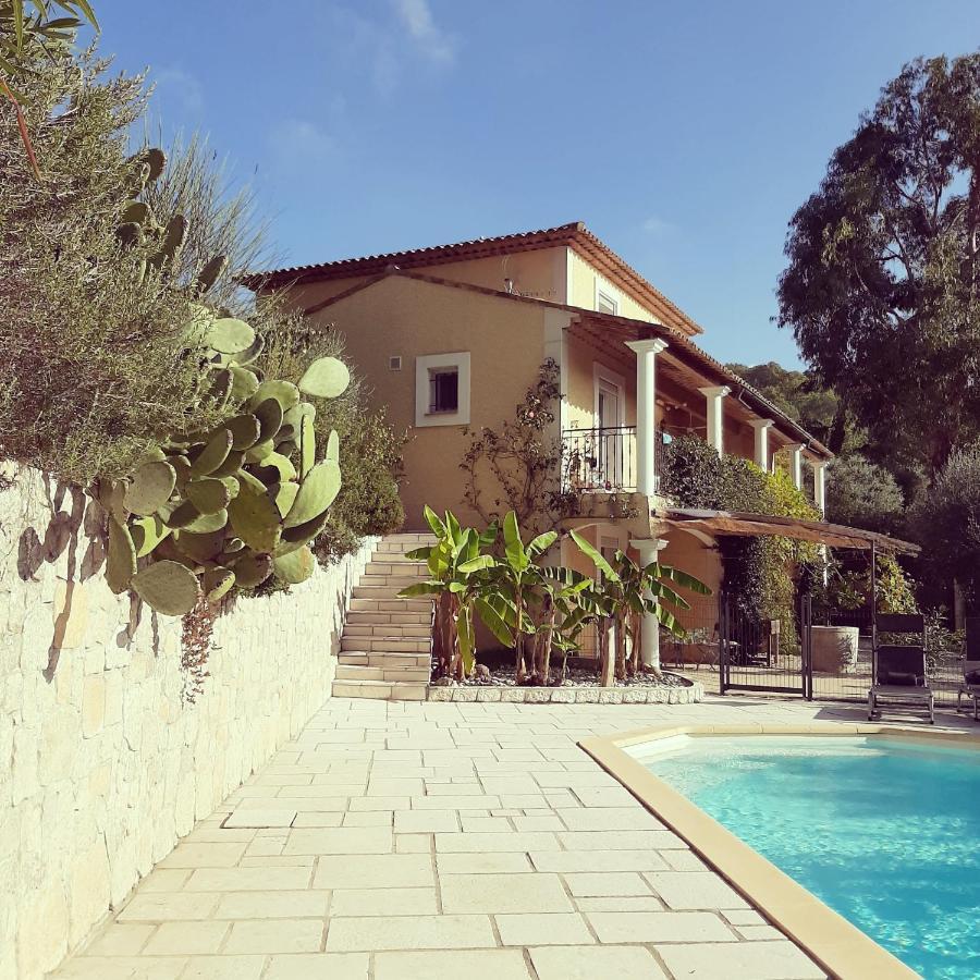 La Villa Jasmin Montauroux Bagian luar foto