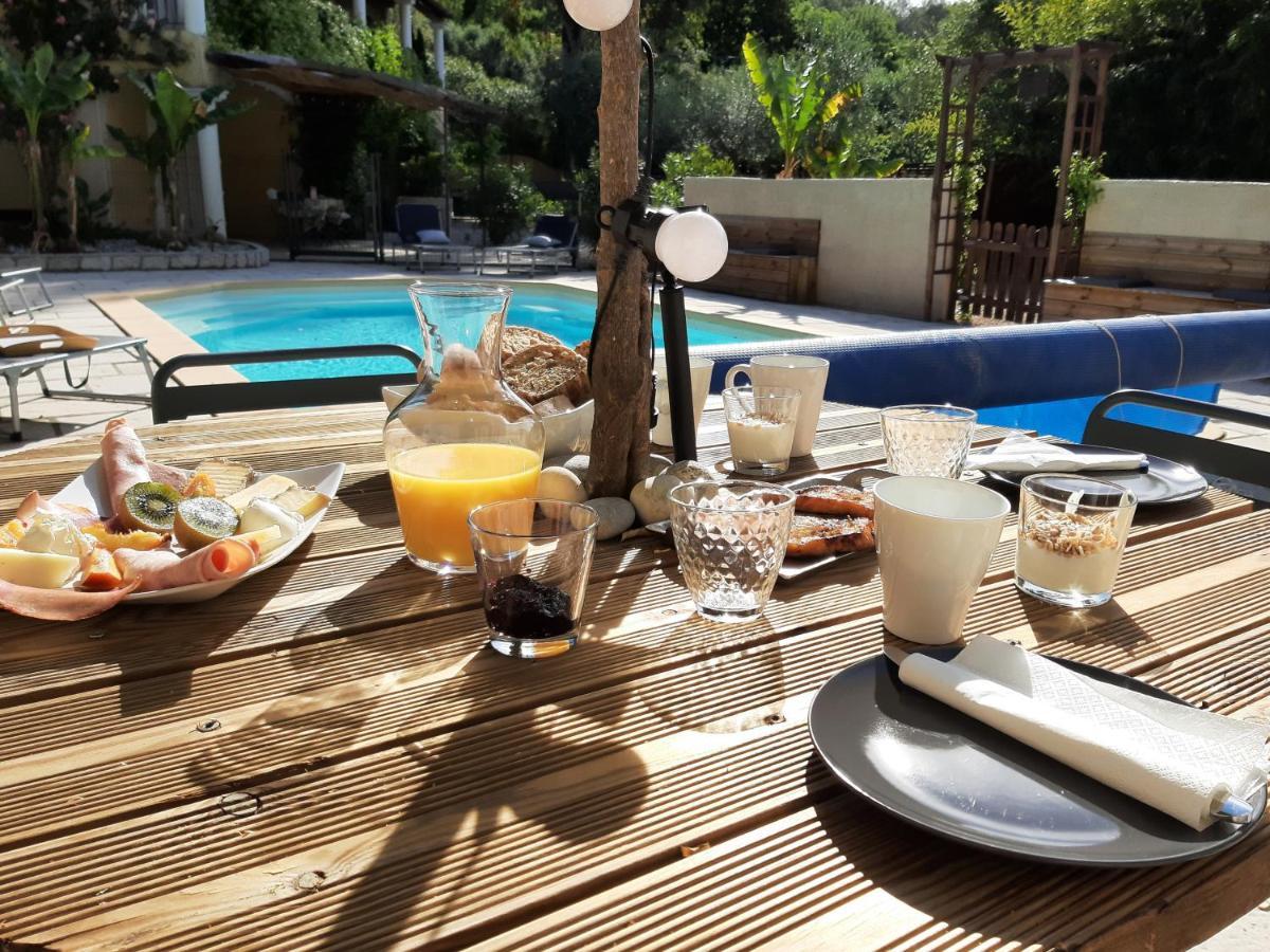 La Villa Jasmin Montauroux Bagian luar foto