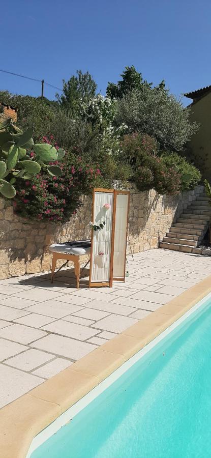 La Villa Jasmin Montauroux Bagian luar foto